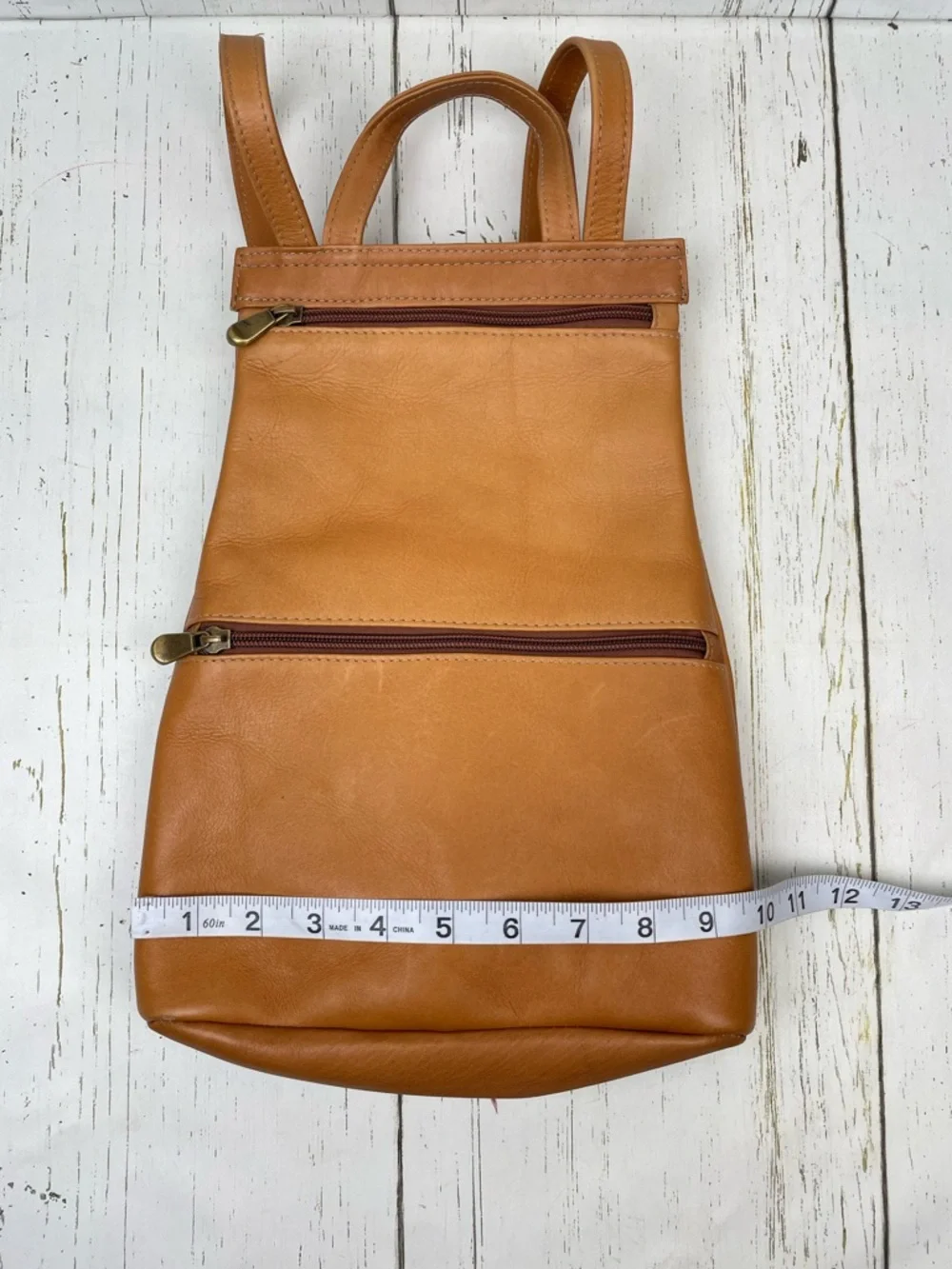 Le Donne Leather Backpack Purse - Picture 9 of 16